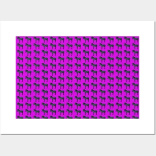 PINK ZEBRA Patterns Posters and Art